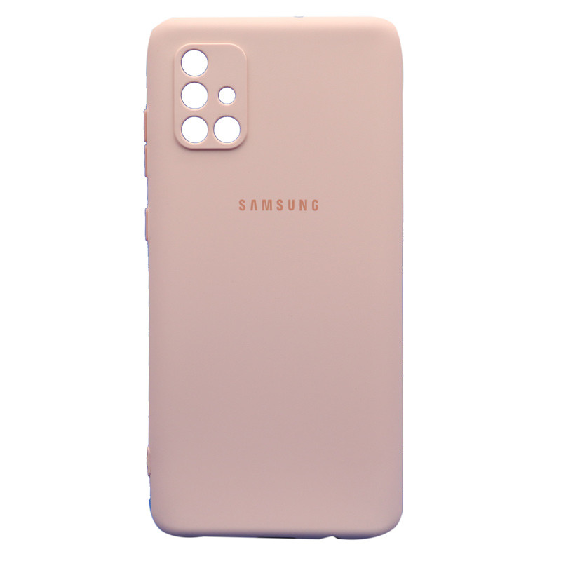 قاب طرح سیلیکونی محافظ لنزدار Samsung Galaxy A71