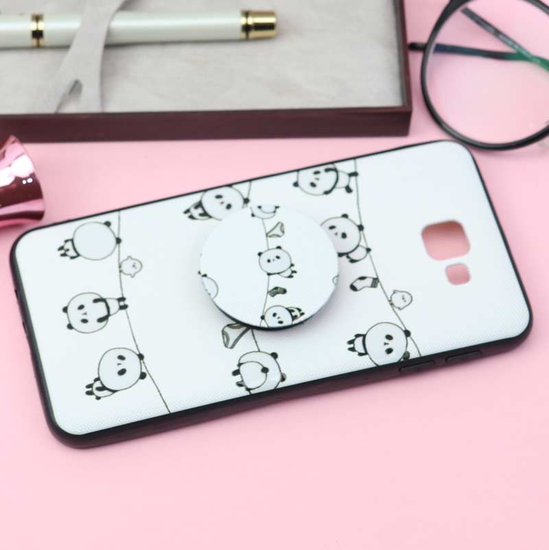قاب فانتزی برجسته + پاپ سوکت کد12 سامسونگ J5 Prime