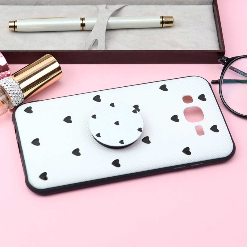 قاب فانتزی برجسته + پاپ سوکت کد1 سامسونگ J7