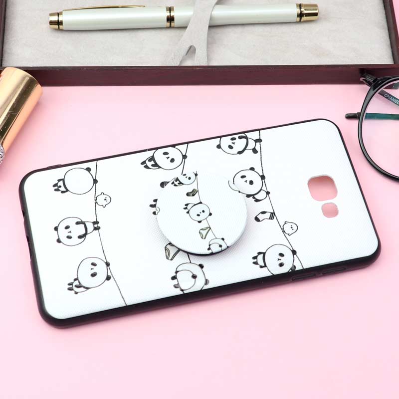 قاب فانتزی برجسته + پاپ سوکت کد12 سامسونگ J7 Prime