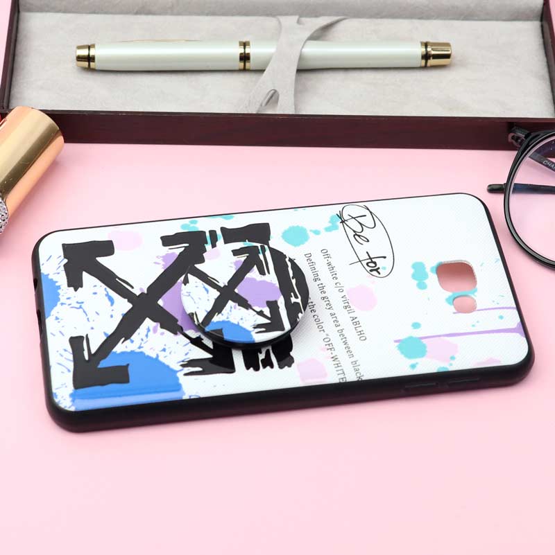 قاب فانتزی برجسته + پاپ سوکت کد17 سامسونگ J7 Prime