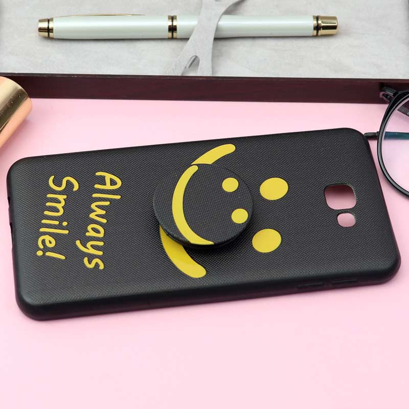 قاب فانتزی برجسته + پاپ سوکت کد14 سامسونگ J7 Prime