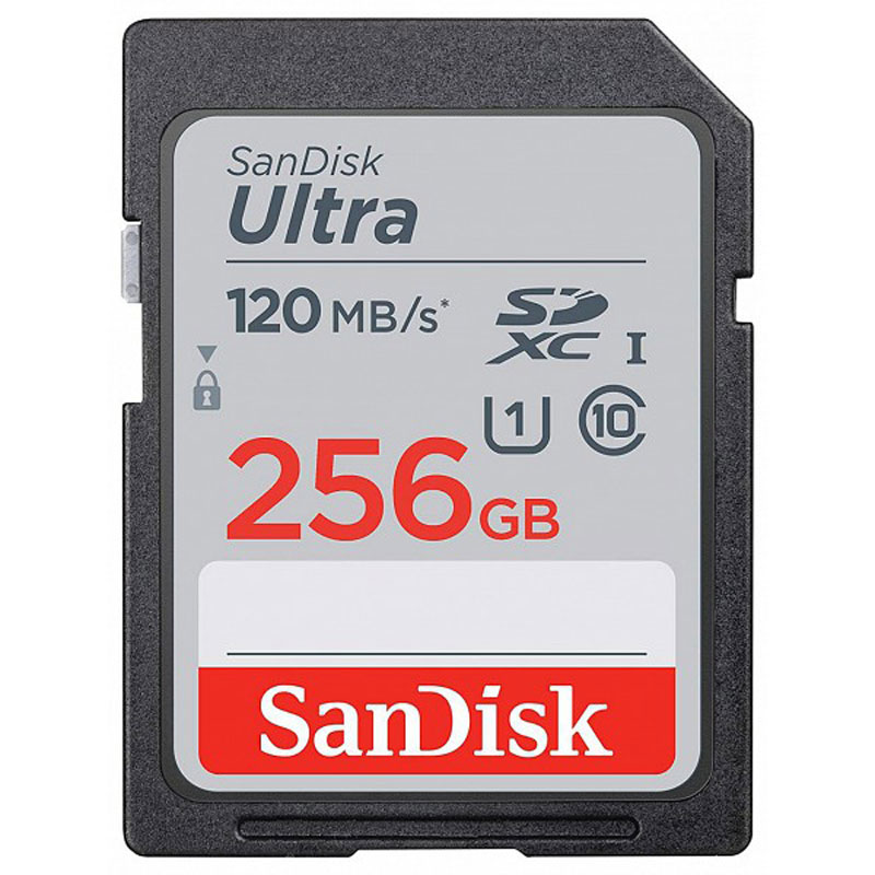 رم اس دی ۲۵۶ گیگ سن دیسک SanDisk Ultra CL10 U1 120MB/s