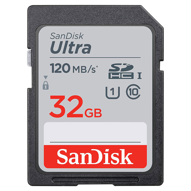 رم اس دی 32 گیگ سن دیسک SanDisk Ultra CL10 U1 120MB/s