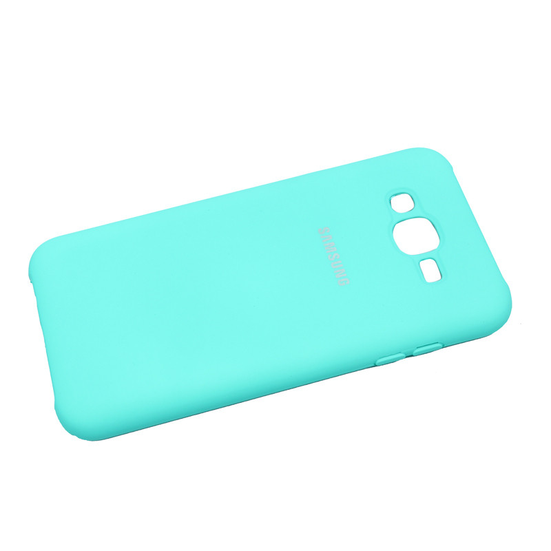 قاب سیلیکونی Samsung J7 سبزآبی