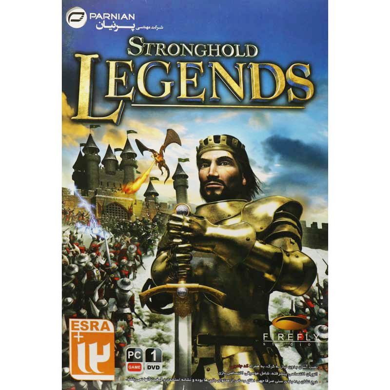 بازی Stronghold Legends 1DVD پرنیان مناسب برای PC