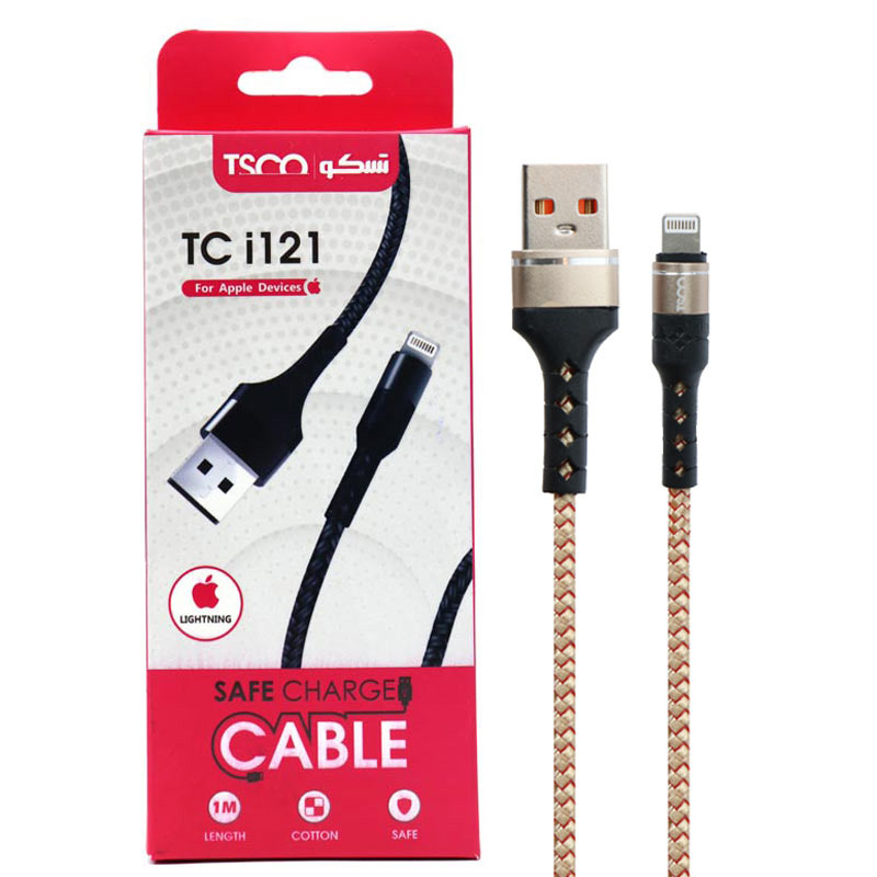 کابل آیفونی TSCO TC I121 1m روکش دار