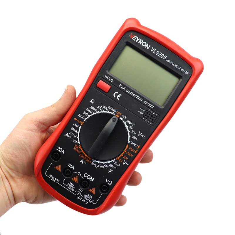 مولتی متر دیجیتال VEYRON VL9205
