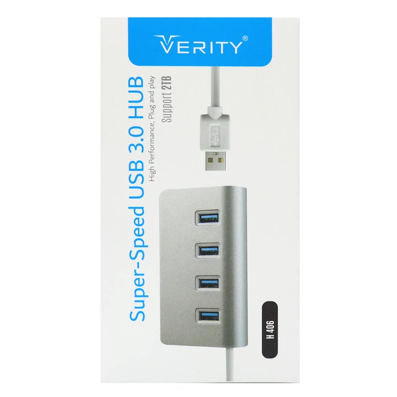 هاب 4 پورت USB 3.0 وریتی H406