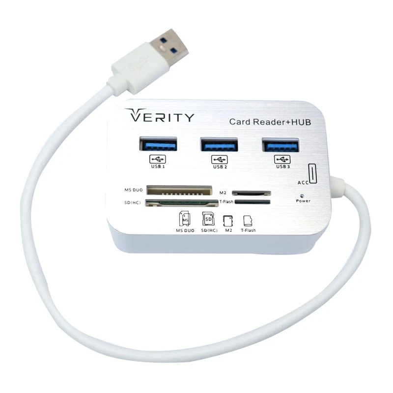 هاب 3 پورت USB3.0 وریتی H 408