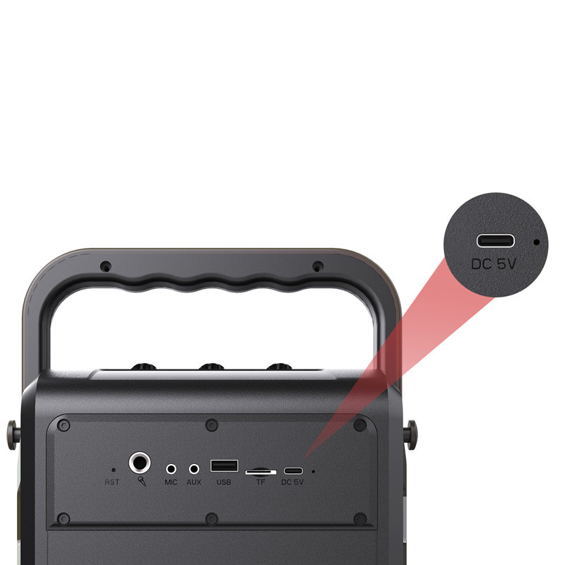 اسپیکر بلوتوثی رم و فلش خور W-King H2 20W + میکروفون و ریموت