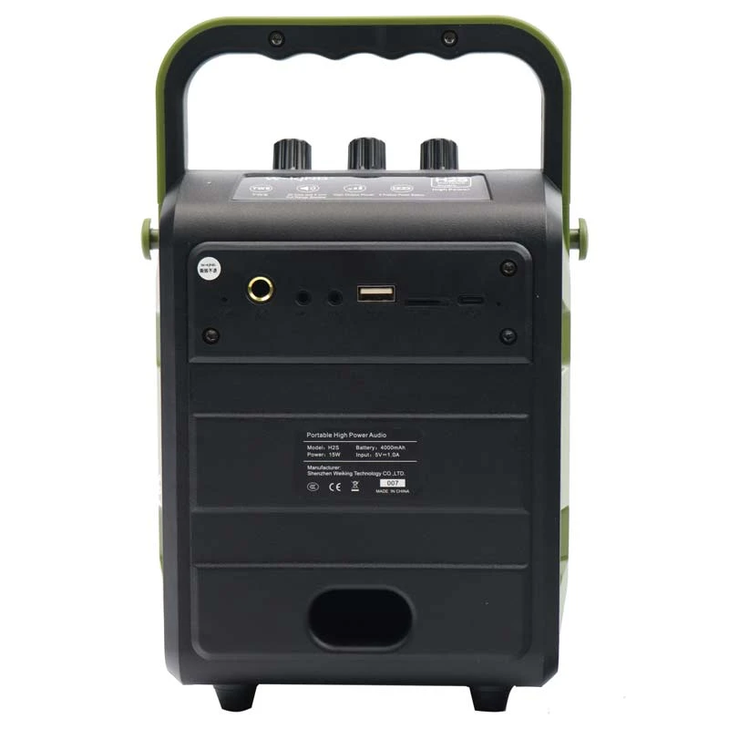 اسپیکر بلوتوثی رم و فلش خور W-King H2s 15W + ریموت