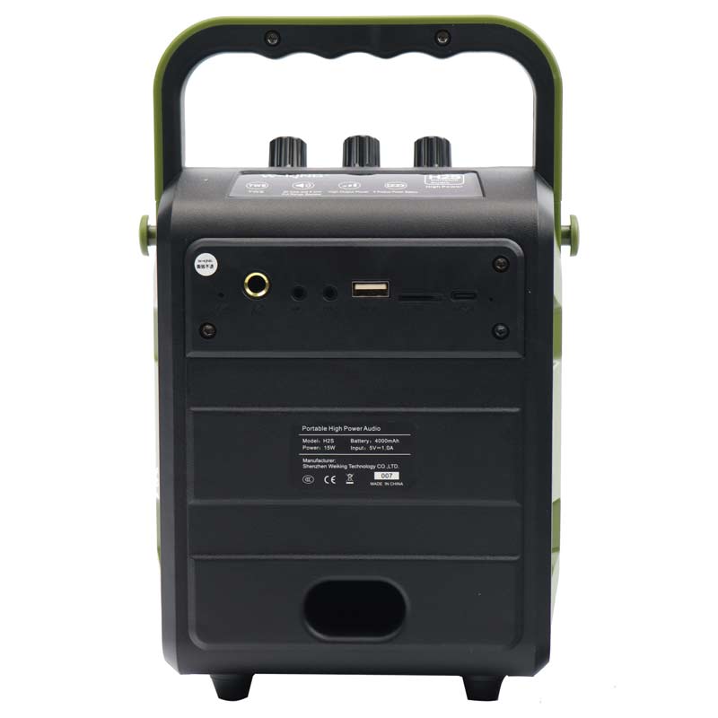 اسپیکر بلوتوثی رم و فلش خور W-King H2s 15W + ریموت