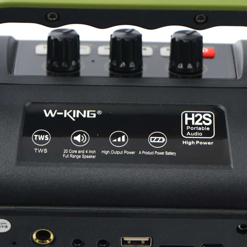 اسپیکر بلوتوثی رم و فلش خور W-King H2s 15W + ریموت