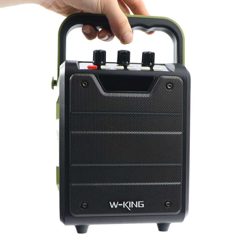 اسپیکر بلوتوثی رم و فلش خور W-King H2s 15W + ریموت
