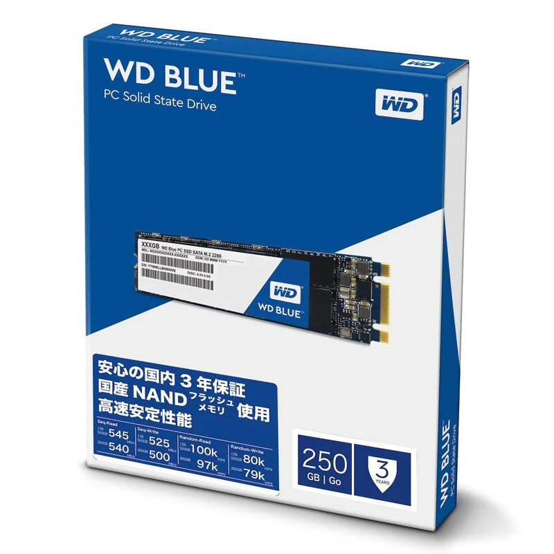 حافظه SSD وسترن دیجیتال Western Digital Blue 250GB M.2