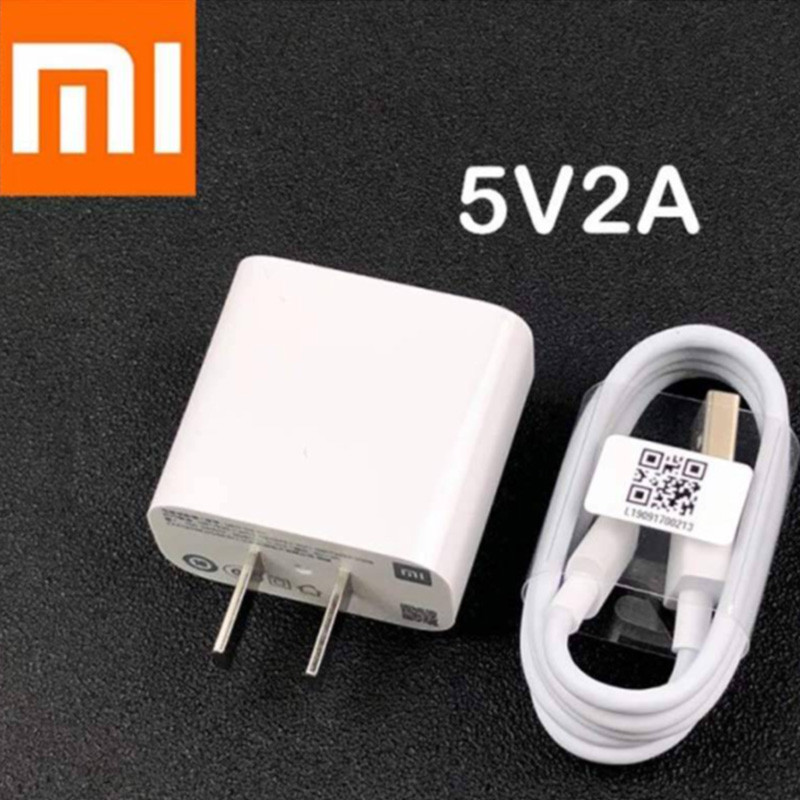 شارژر دیواری Xiaomi MDY-09-EK 2A سرجعبه + کابل Type-C و تبدیل دو به دو