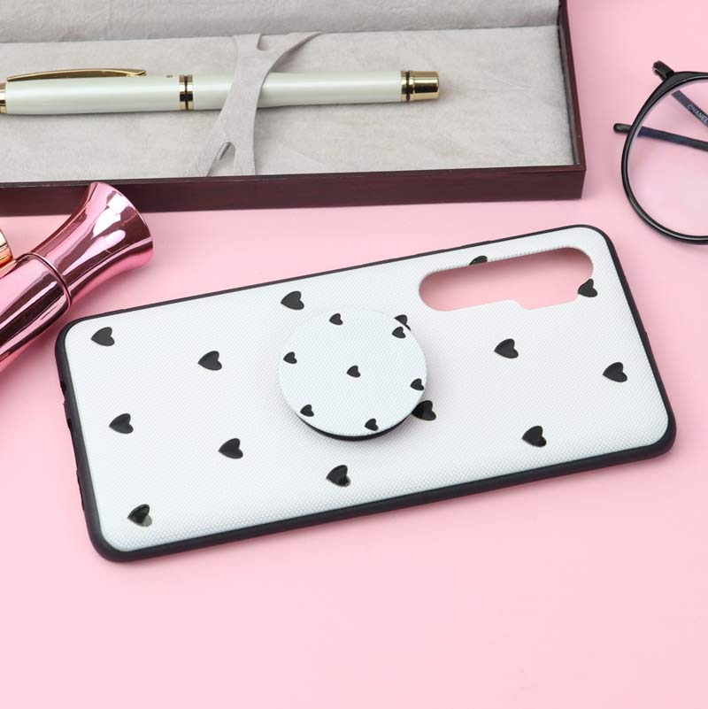 قاب فانتزی برجسته + پاپ سوکت کد1 شیائومی Mi Note 10 Lite