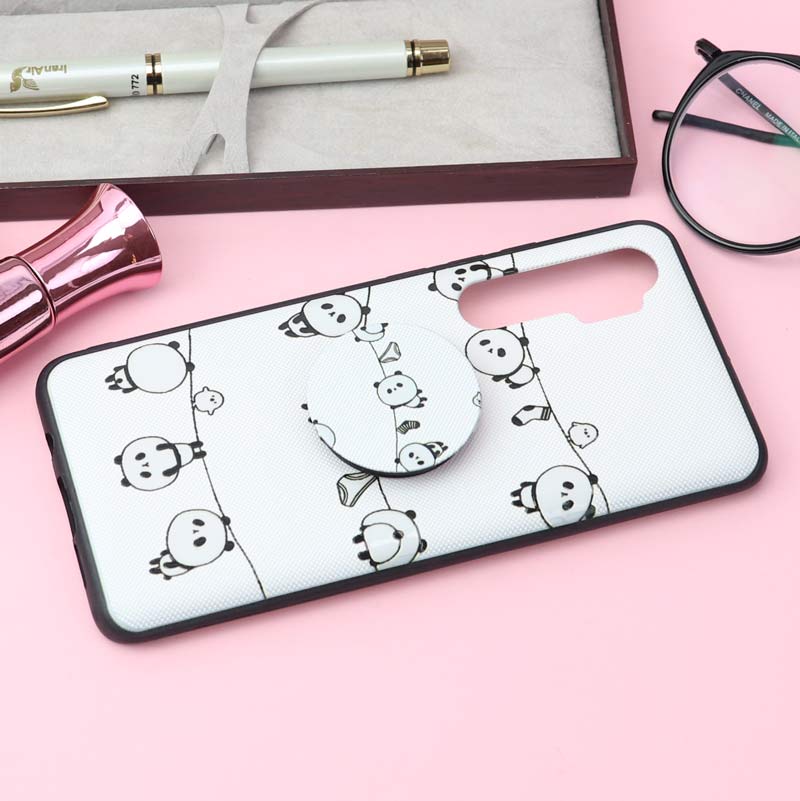 قاب فانتزی برجسته + پاپ سوکت کد12 شیائومی Mi Note 10 Lite