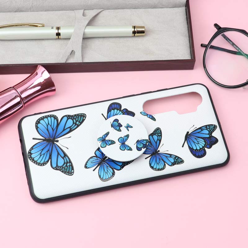 قاب فانتزی برجسته + پاپ سوکت کد10 شیائومی Mi Note 10 Lite