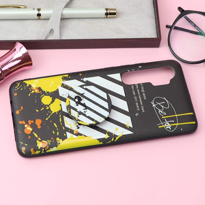 قاب فانتزی برجسته + پاپ سوکت کد18 شیائومی Mi Note 10 Lite