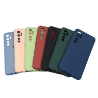 قاب طرح سیلیکونی محافظ لنزدار Xiaomi Mi Note 10 Lite