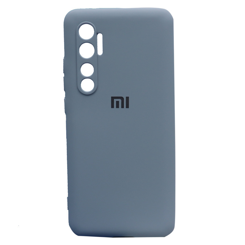 قاب طرح سیلیکونی محافظ لنزدار Xiaomi Mi Note 10 Lite