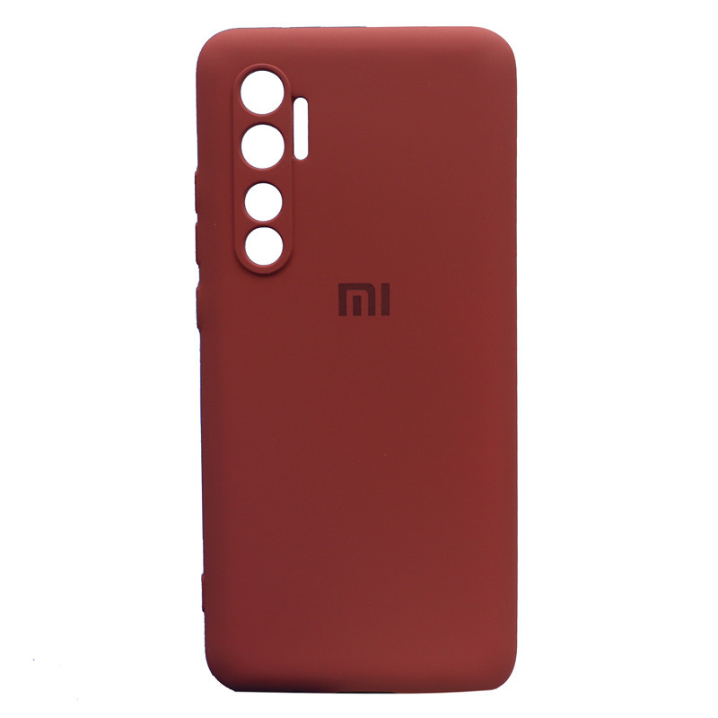 قاب طرح سیلیکونی محافظ لنزدار Xiaomi Mi Note 10 Lite
