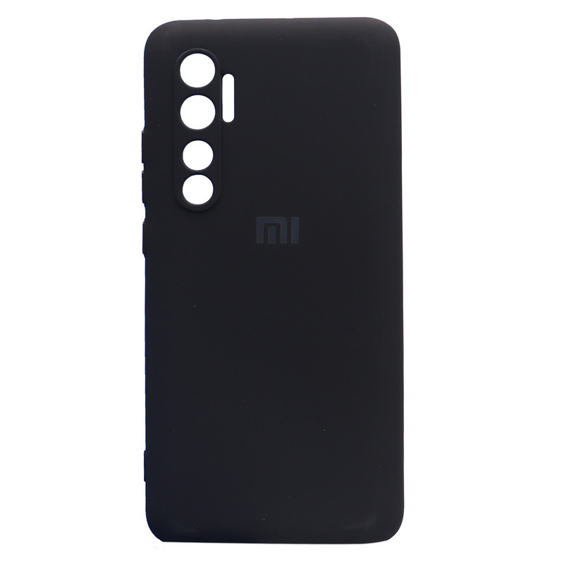 قاب طرح سیلیکونی محافظ لنزدار Xiaomi Mi Note 10 Lite