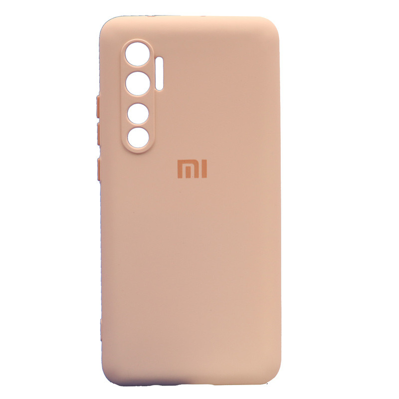 قاب طرح سیلیکونی محافظ لنزدار Xiaomi Mi Note 10 Lite