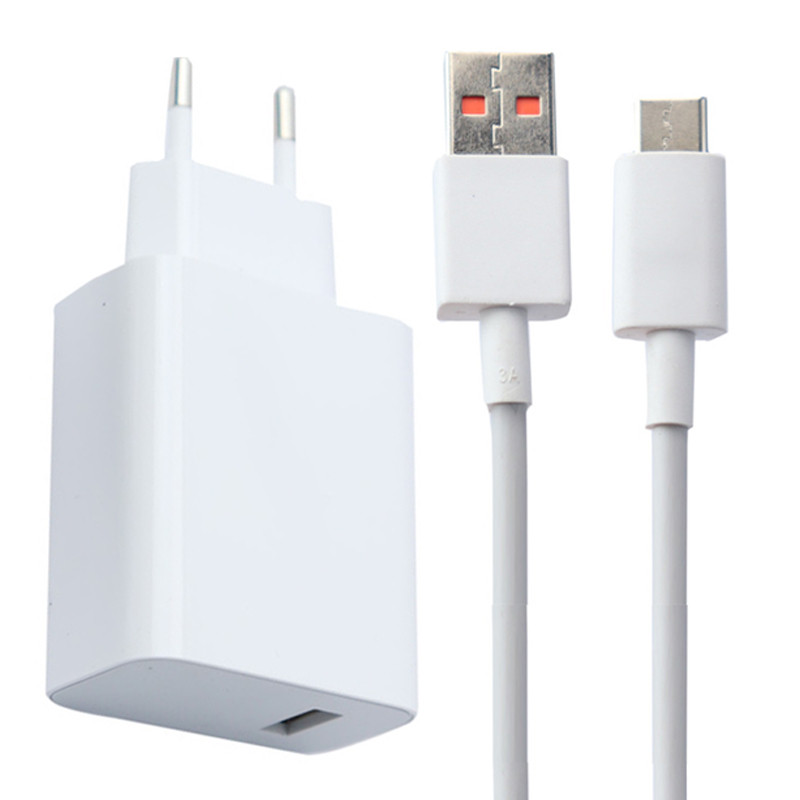 شارژر دیواری فست شارژ Xiaomi Note 9 Pro MDY-11-EZ QC PD 3A 33W سرجعبه + کابل Type-C