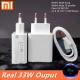 شارژر دیواری فست شارژ Xiaomi Note 9 Pro MDY-11-EZ QC PD 3A 33W سرجعبه + کابل Type-C