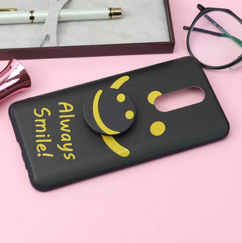 قاب فانتزی برجسته + پاپ سوکت کد14 شیائومی Redmi 8