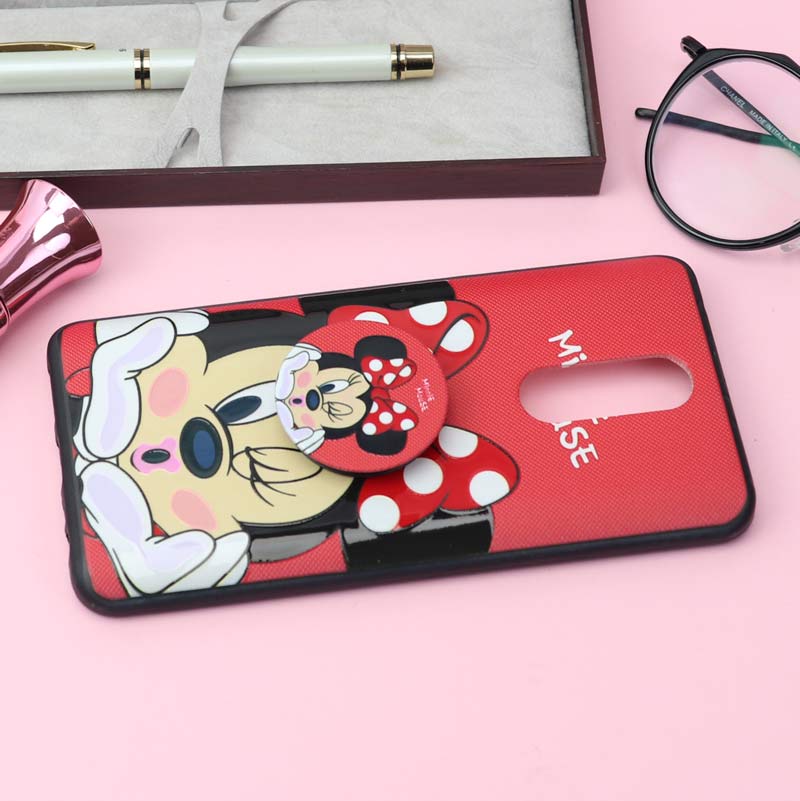 قاب فانتزی برجسته + پاپ سوکت کد9 شیائومی Redmi 8