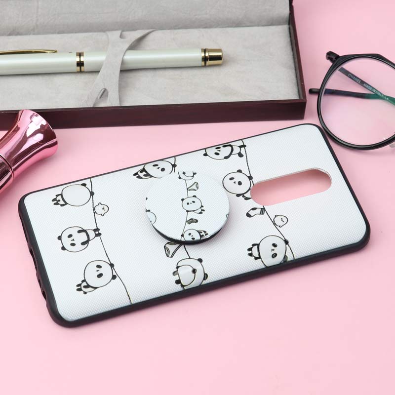 قاب فانتزی برجسته + پاپ سوکت کد12 شیائومی Redmi 8