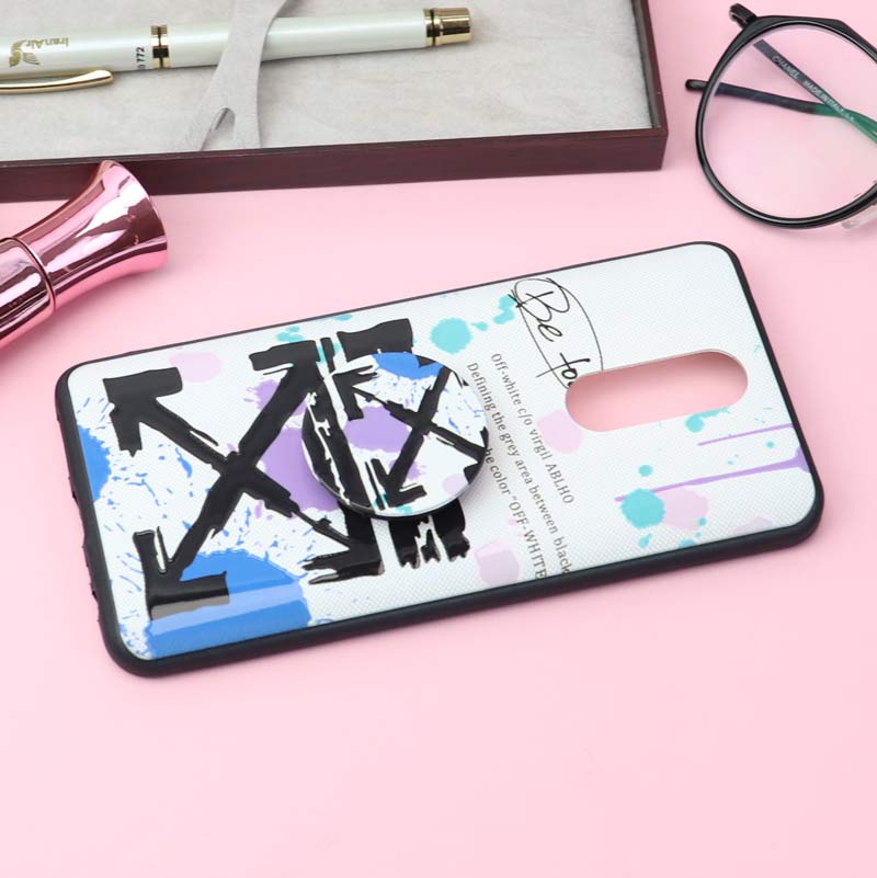 قاب فانتزی برجسته + پاپ سوکت کد17 شیائومی Redmi 8