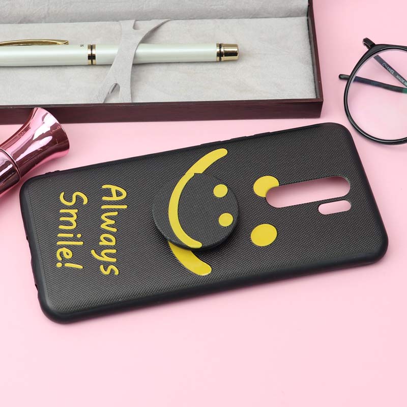قاب فانتزی برجسته + پاپ سوکت کد14 شیائومی Redmi 9