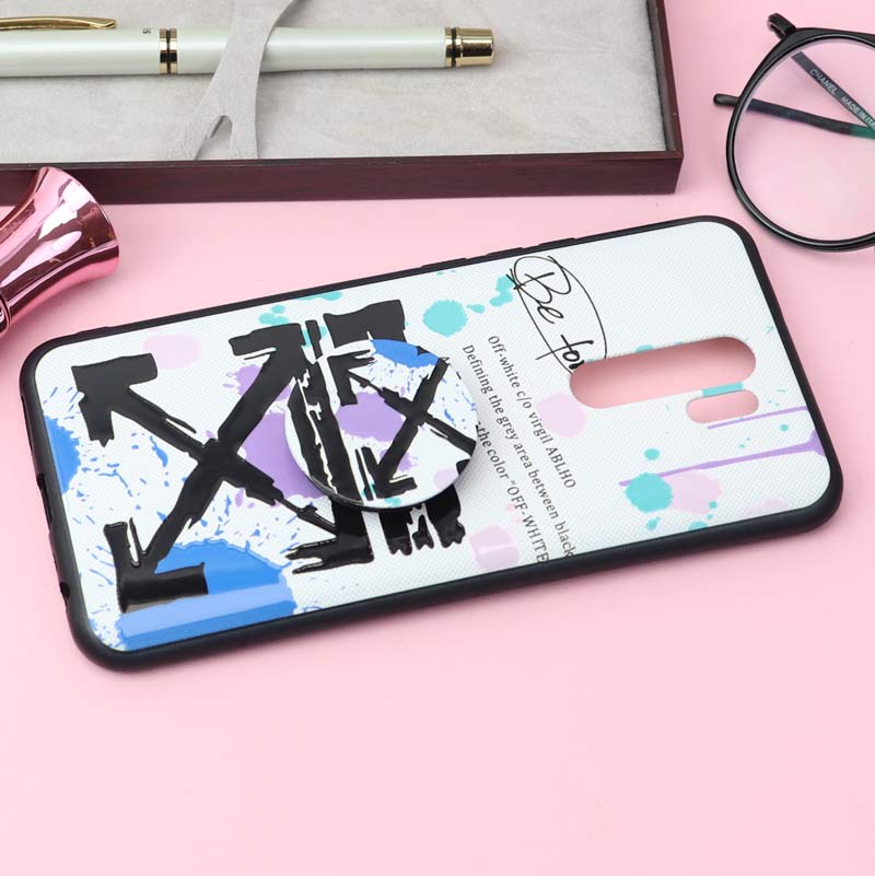 قاب فانتزی برجسته + پاپ سوکت کد17 شیائومی Redmi 9