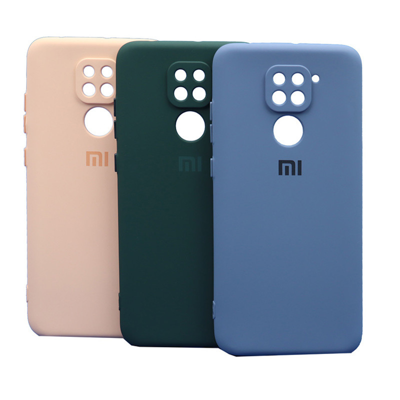 قاب طرح سیلیکونی محافظ لنزدار Xiaomi Redmi Note 9