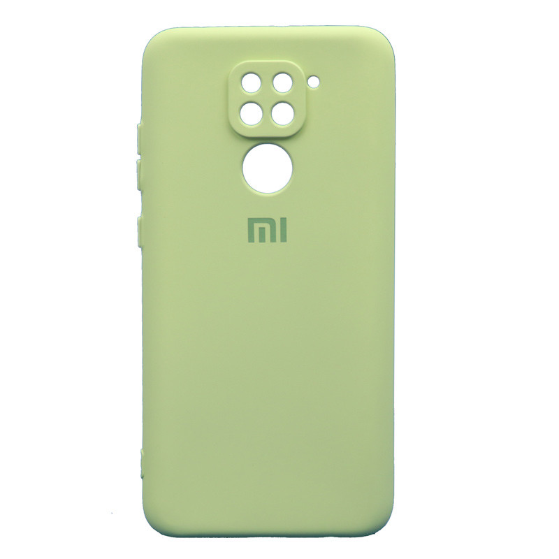 قاب طرح سیلیکونی محافظ لنزدار Xiaomi Redmi Note 9