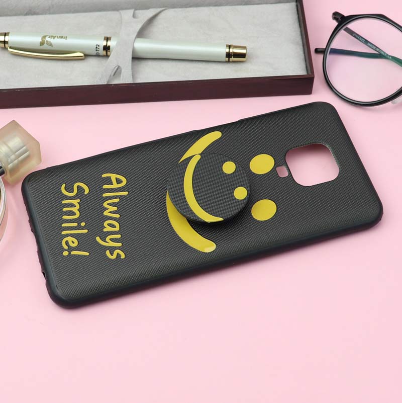 قاب فانتزی برجسته + پاپ سوکت کد14 شیائومی Redmi Note 9s / Note 9 pro