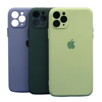 قاب طرح سیلیکونی محافظ لنزدار iPhone 11 Pro Max