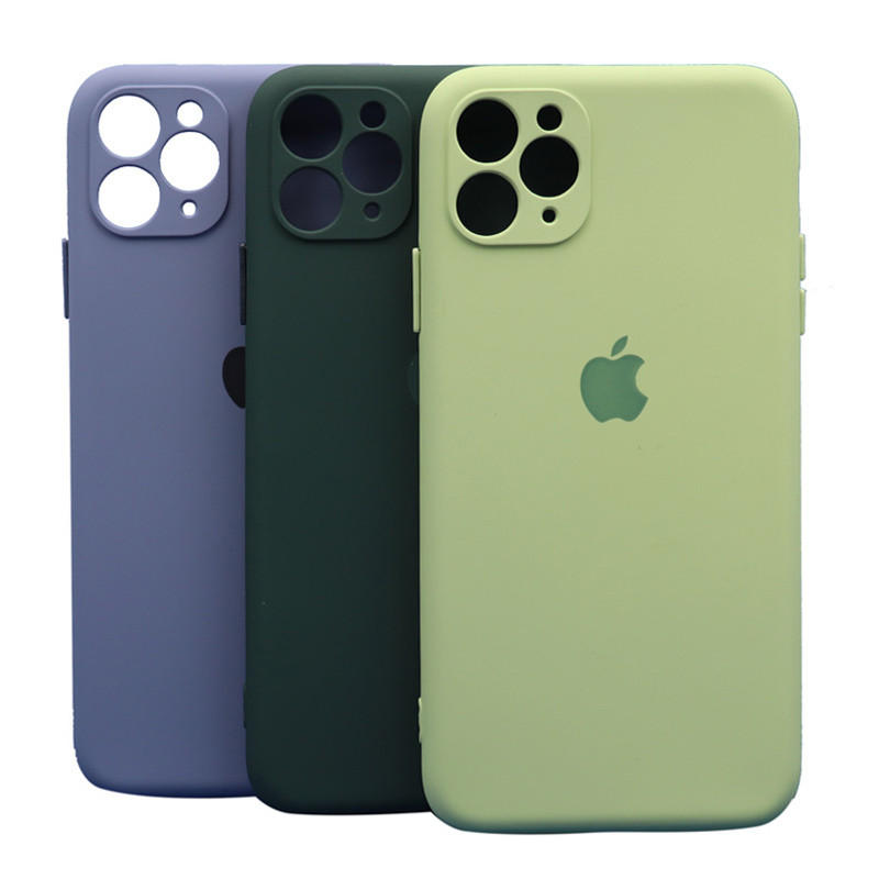 قاب طرح سیلیکونی محافظ لنزدار iPhone 11 Pro Max