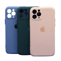 قاب طرح سیلیکونی محافظ لنزدار iPhone 11 Pro