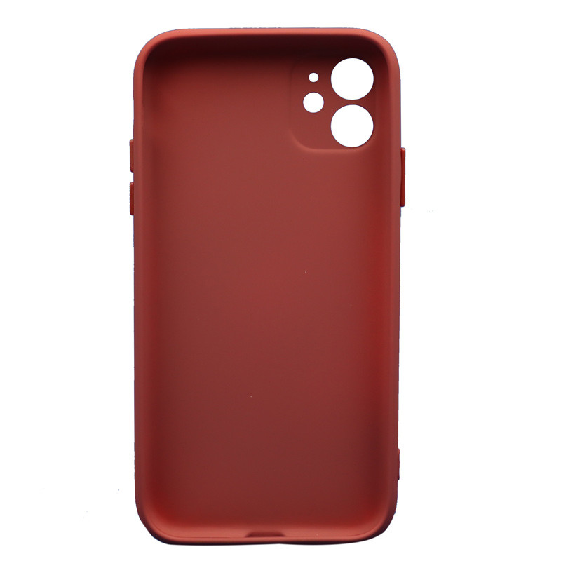 قاب طرح سیلیکونی محافظ لنزدار iPhone 11
