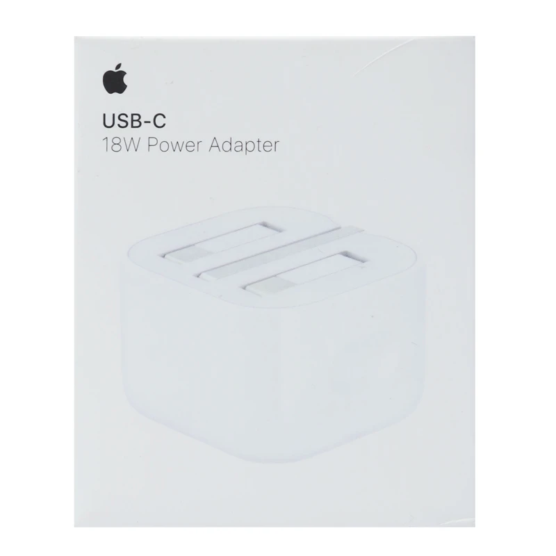 شارژر دیواری اورجینال iPhone MU7W2ZP PD 18W + کابل آیفونی