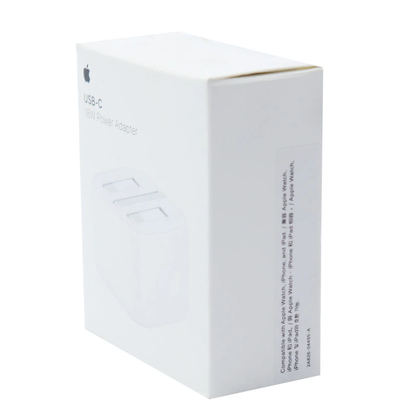شارژر دیواری اورجینال iPhone MU7W2ZP PD 18W + کابل آیفونی