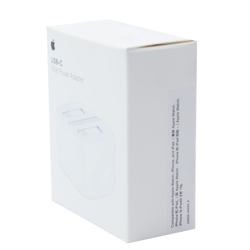 شارژر دیواری اورجینال iPhone MU7W2ZP PD 18W + کابل آیفونی