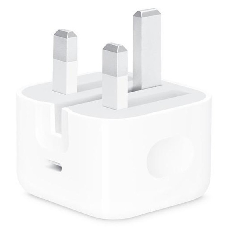 شارژر دیواری اورجینال iPhone MU7W2ZP PD 18W + کابل آیفونی