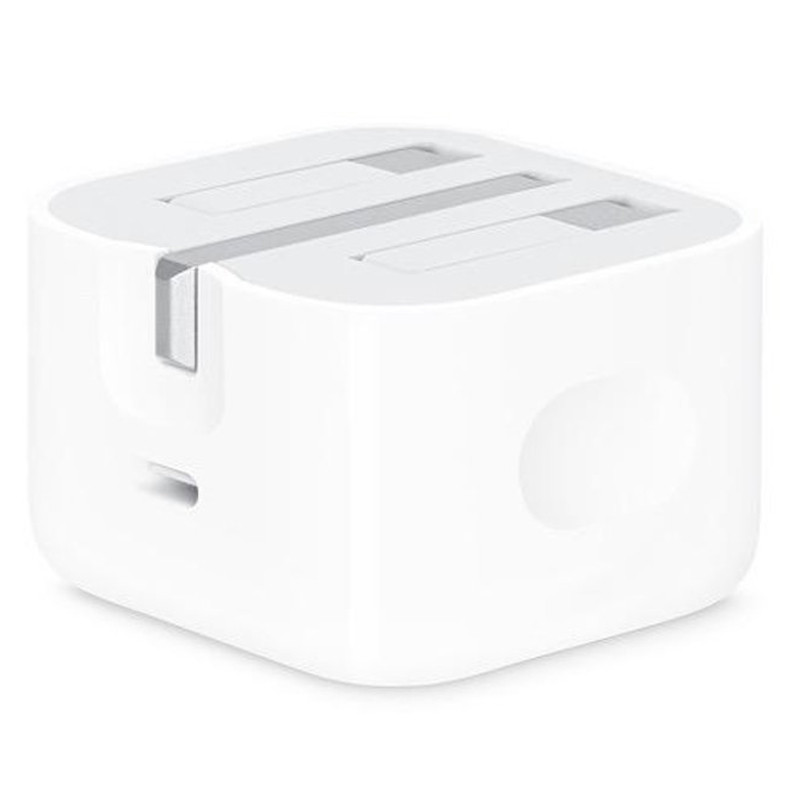 شارژر دیواری اورجینال iPhone MU7W2ZP PD 18W + کابل آیفونی